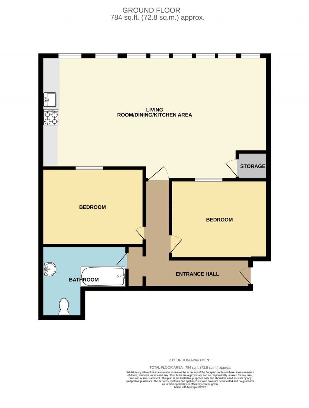 Floorplans For St Edmunds House, Rope Walk Ipswich, IP4