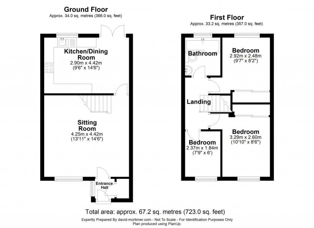 Floorplans For Sudbury Road, Felixstowe.