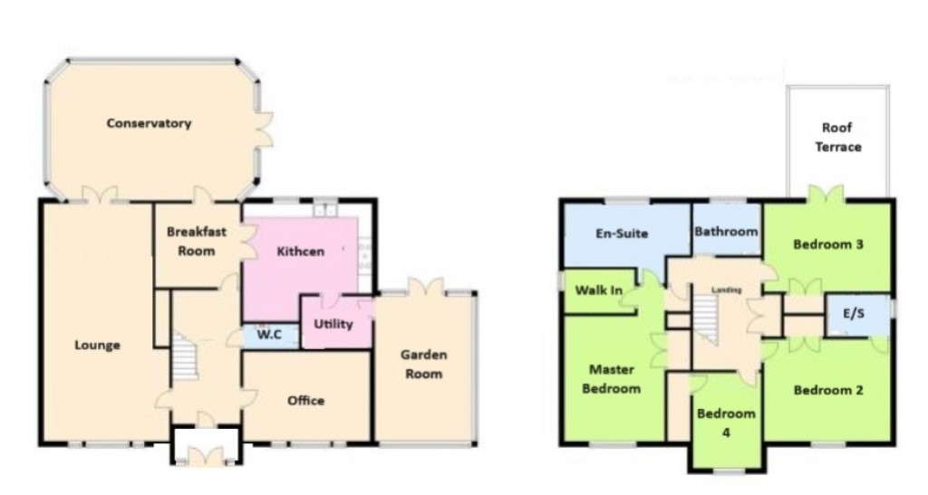 Floorplans For The Courts, Felixstowe