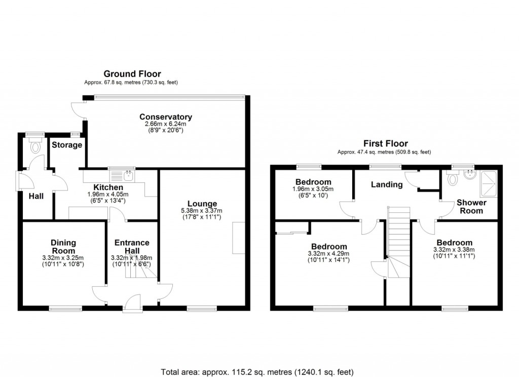 Floorplans For Ipswich Road, Newbourne