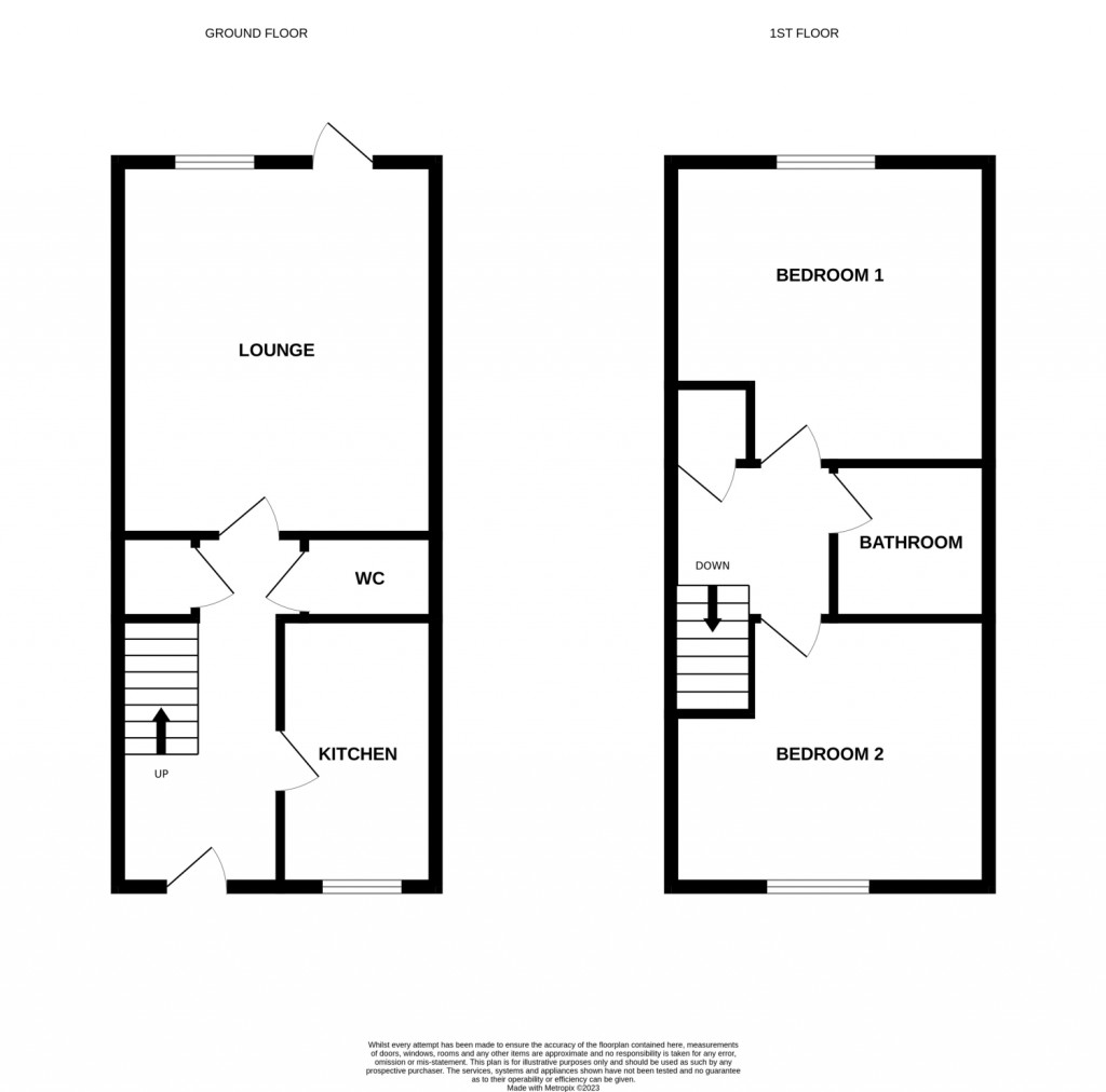 Floorplans For Rues Farm Road, Felixstowe