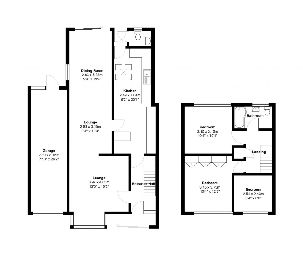 Floorplans For Eccles Road, IP2