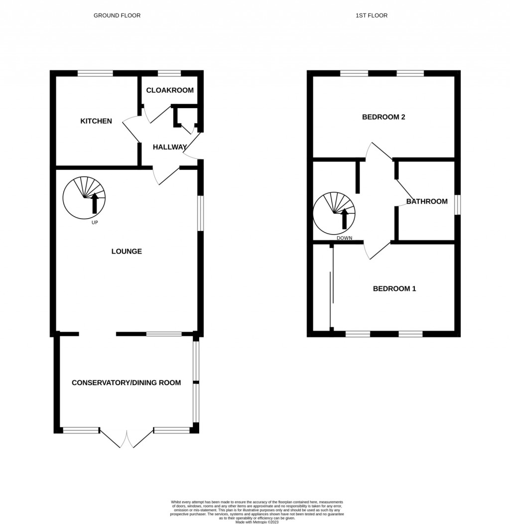 Floorplans For Holbrook Crescent, Felixstowe