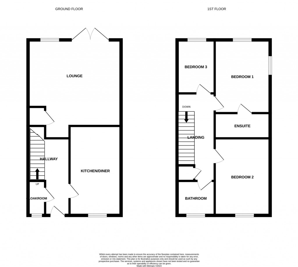 Floorplans For Spriteshall Lane, Trimley St Mary