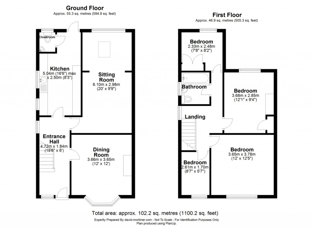 Floorplans For Looe Road, Felixstowe