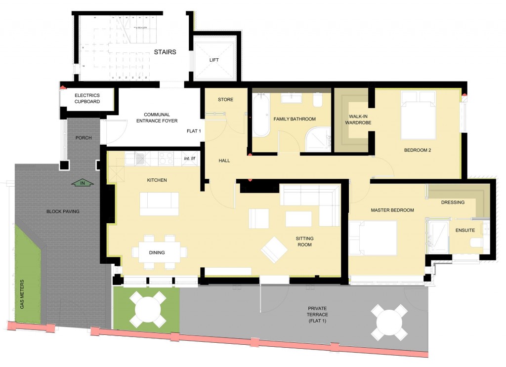 Floorplans For Undercliff Road West, Felixstowe