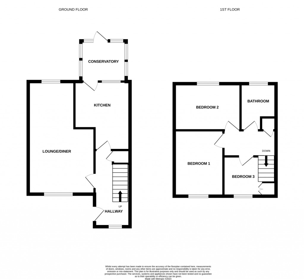 Floorplans For Melford Way, Felixstowe