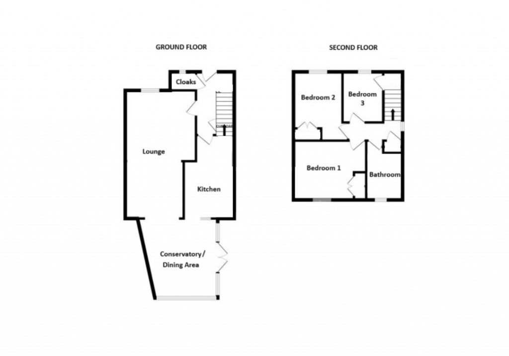 Floorplans For Valley Walk, Felixstowe