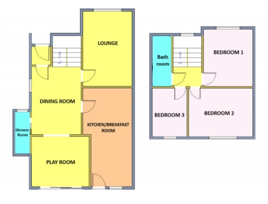 Floorplans For Eaton Close, Trimley St. Mary