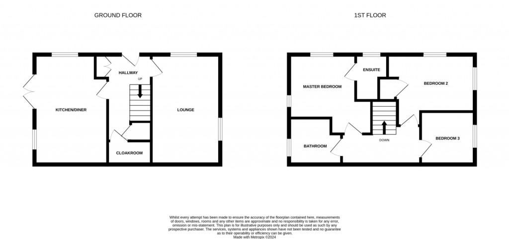 Floorplans For Walton Hall Drive, Felixstowe