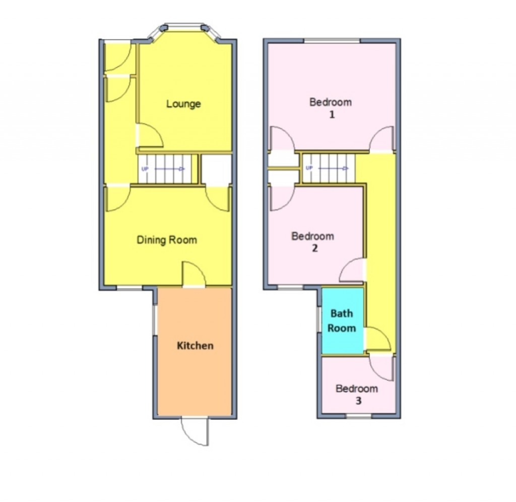 Floorplans For High Road West, Felixstowe