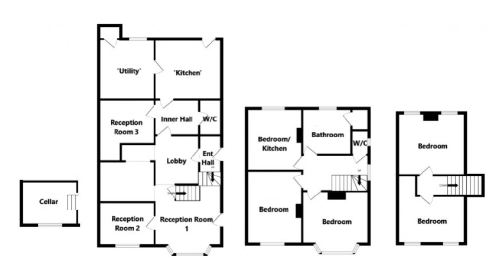 Floorplans For Queens Road, Felixstowe