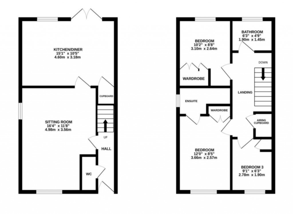 Floorplans For Bloomfield Road, Felixstowe