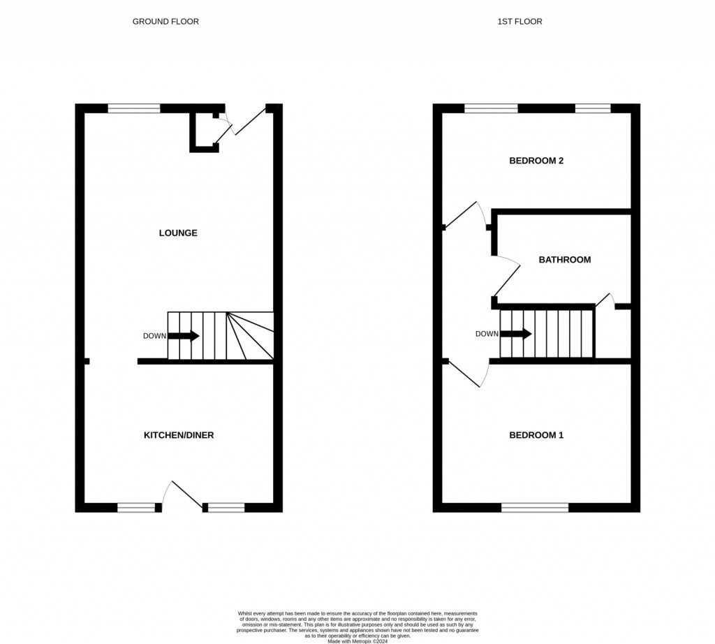 Floorplans For The Wheelwrights, Trimley St. Mary