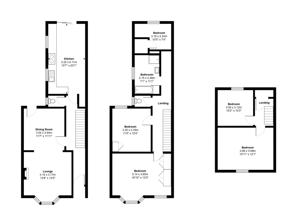 Floorplans For Ranelagh Road, Felixstowe