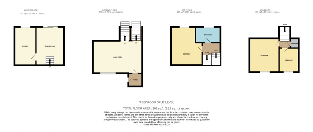 Floorplans For St. Osyth Close, IP2