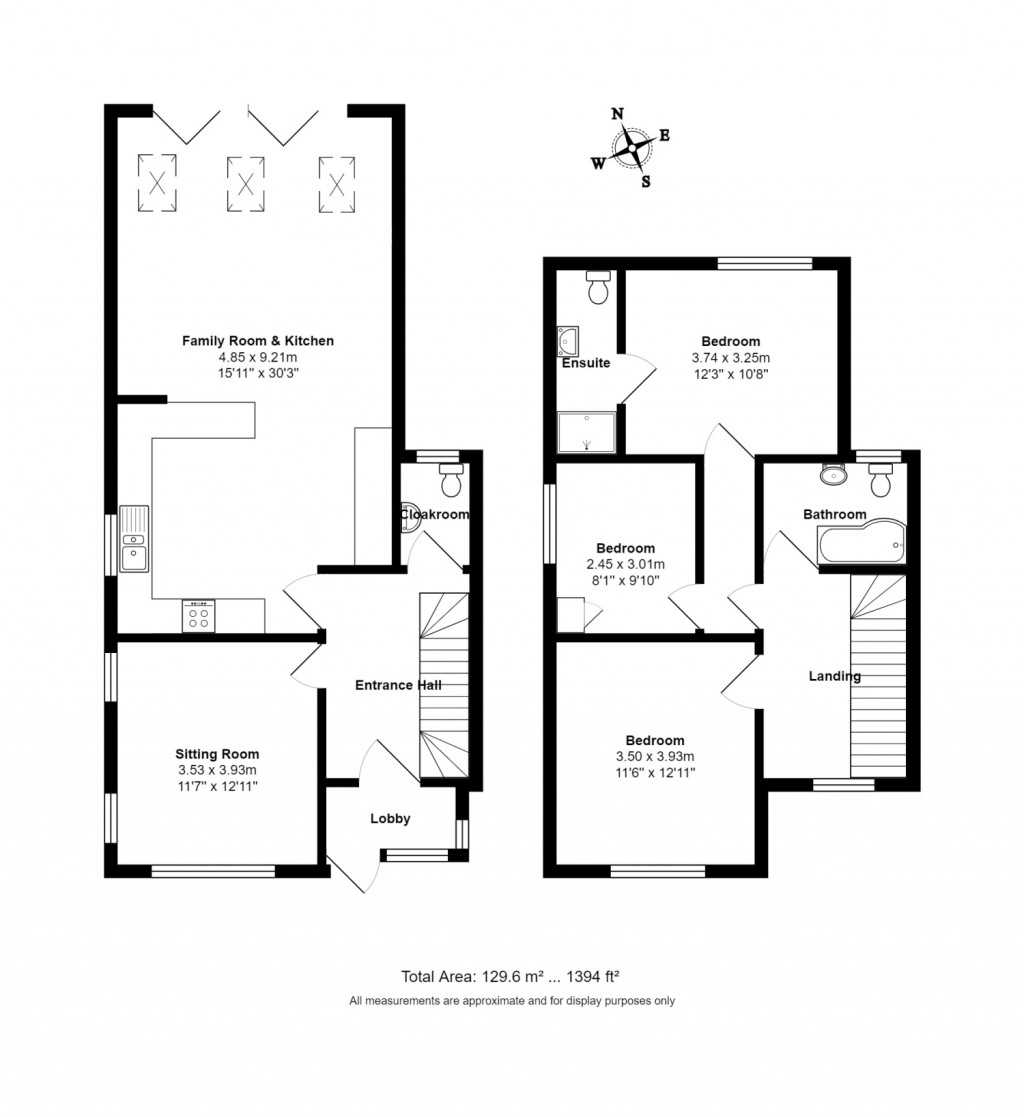 Floorplans For Mill Lane, Felixstowe