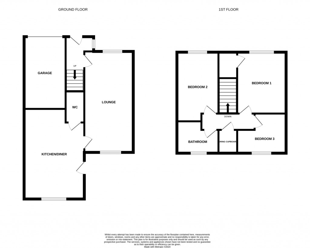 Floorplans For Eaton Gardens, Felixstowe