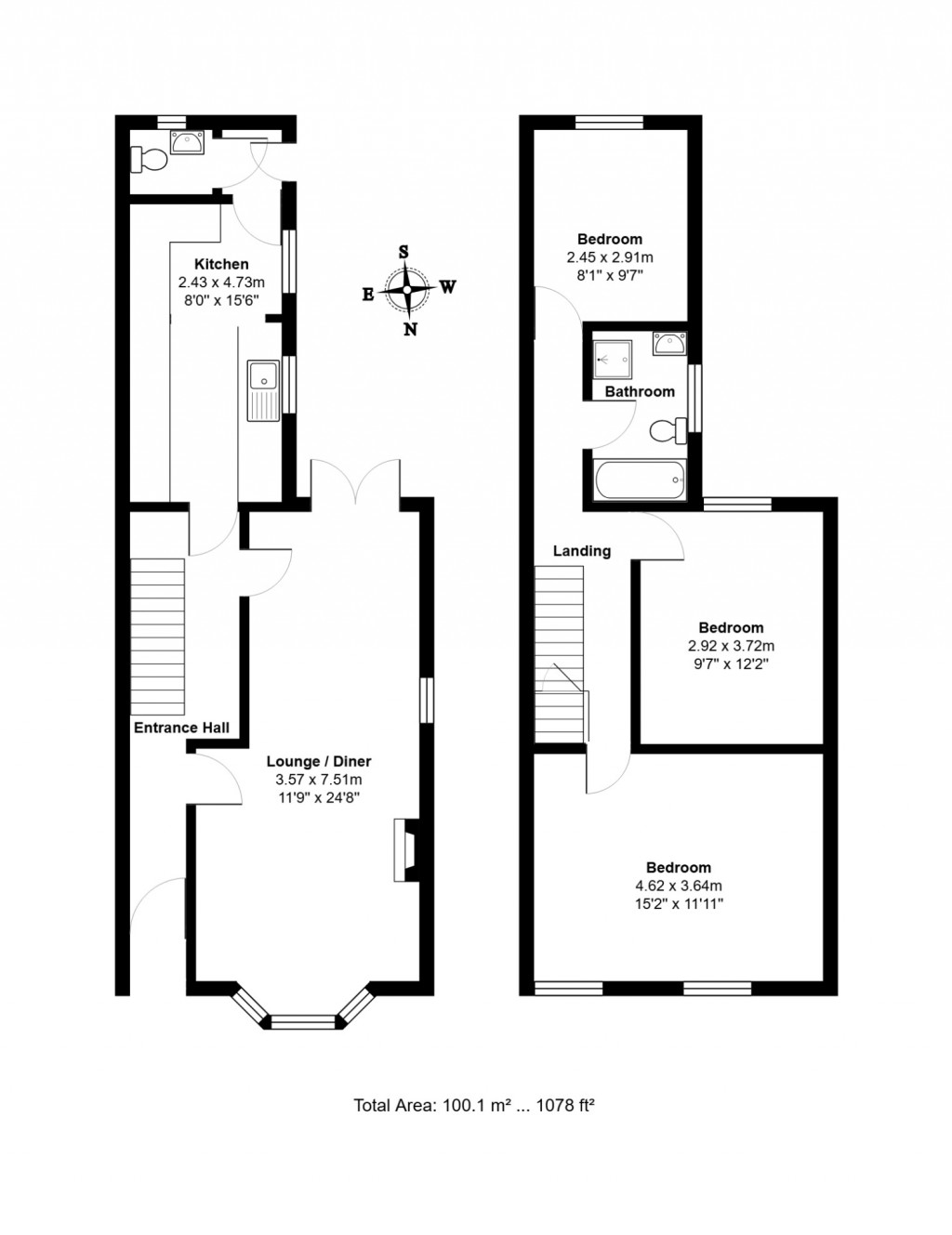 Floorplans For Upper Cavendish Street, IP3