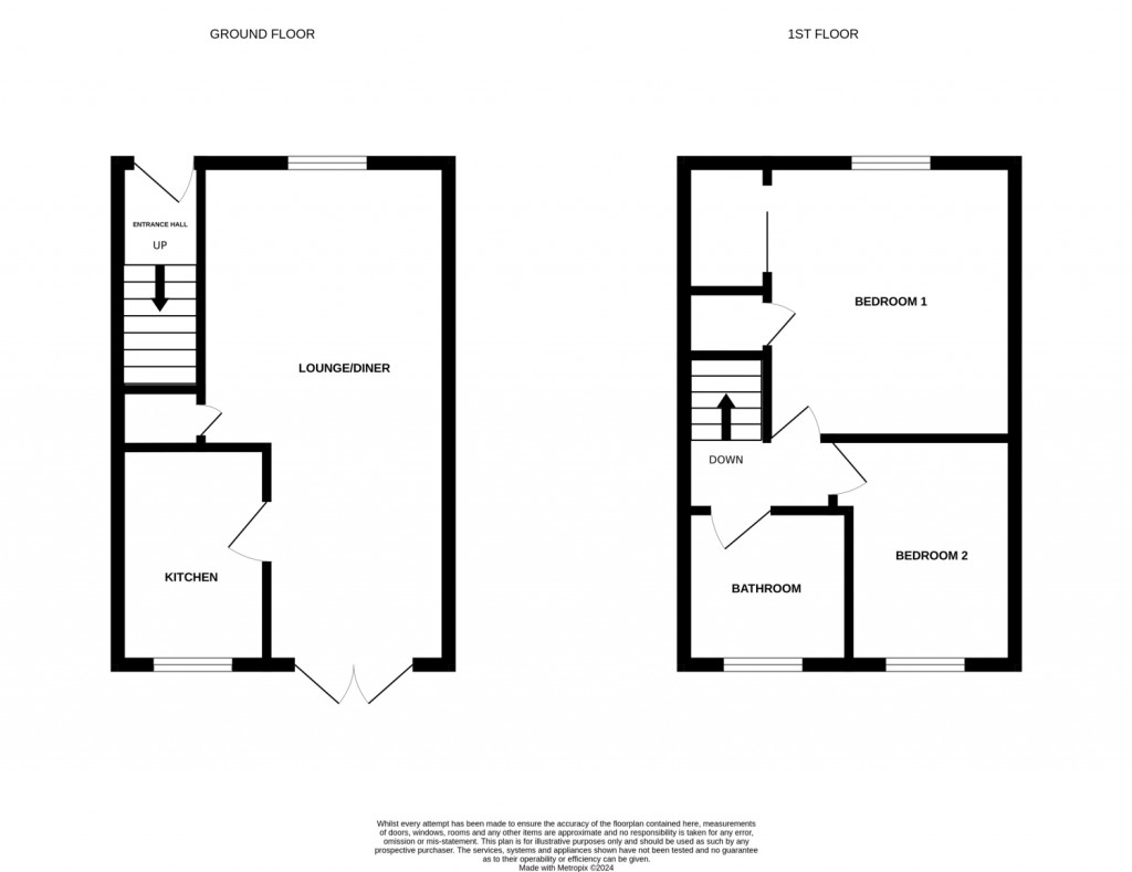 Floorplans For The Downs, Felixstowe