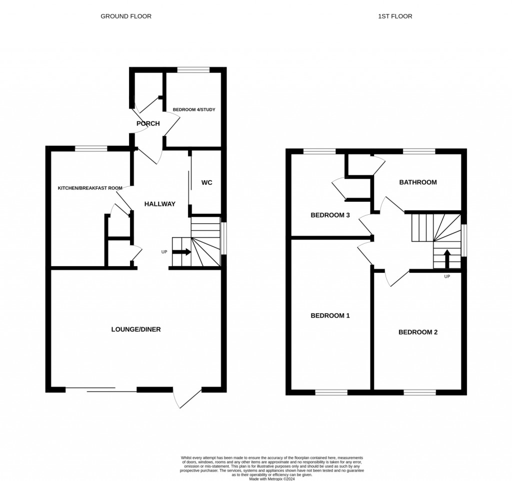 Floorplans For Cornwall Road, Felixstowe