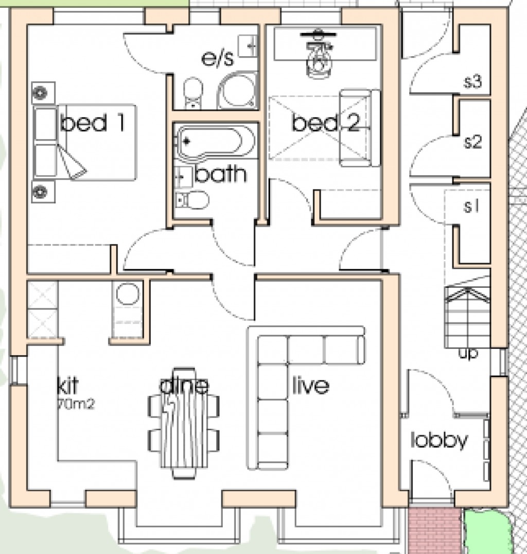 Floorplans For Land To Rear Of Hamilton Road, Felixstowe