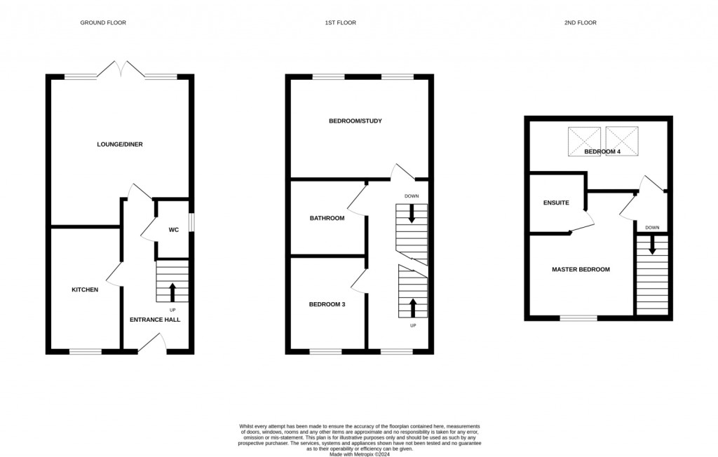 Floorplans For Tremelaia Gardens, Trimley St. Martin