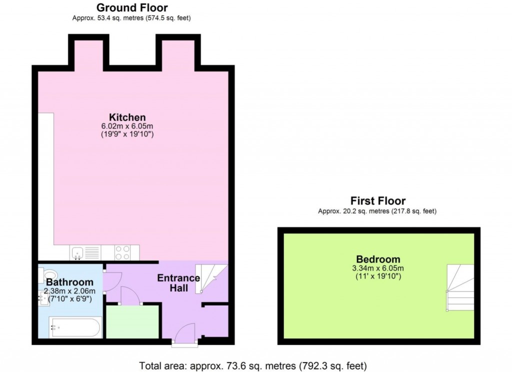 Floorplans For The Shamrock, Key Street, Ipswich Waterfront