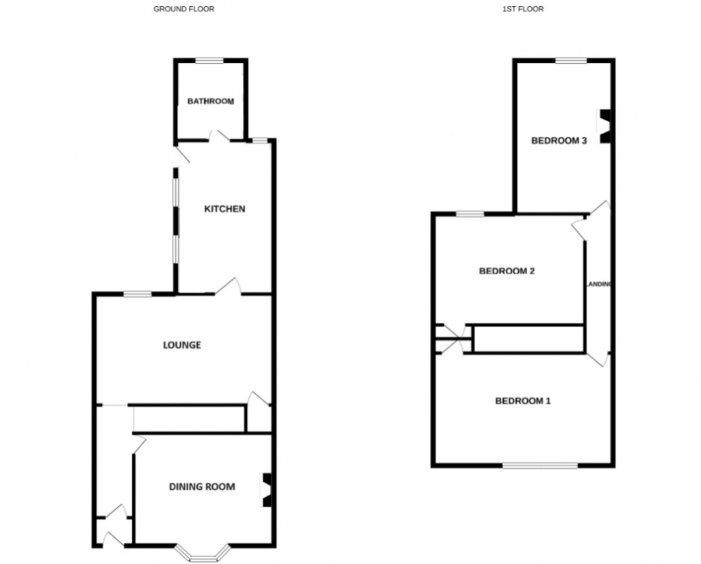 Floorplans For High Road West, Felixstowe