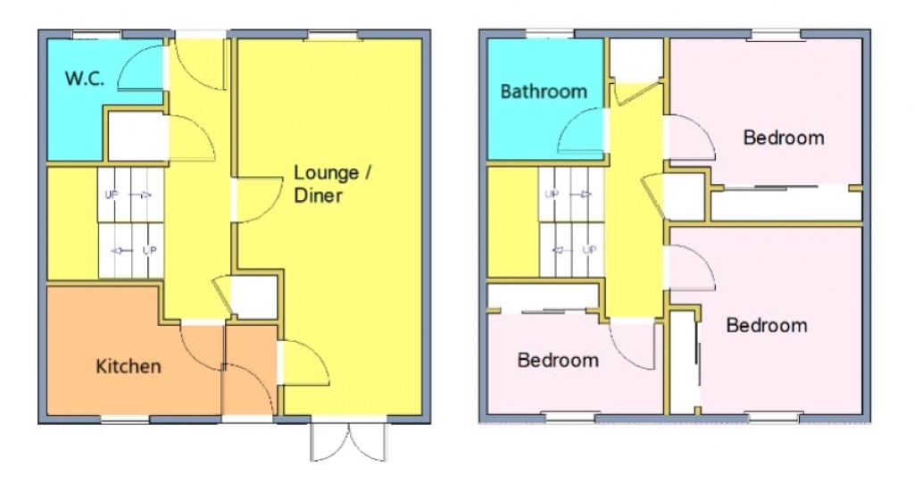 Floorplans For Gosford Way, Felixstowe