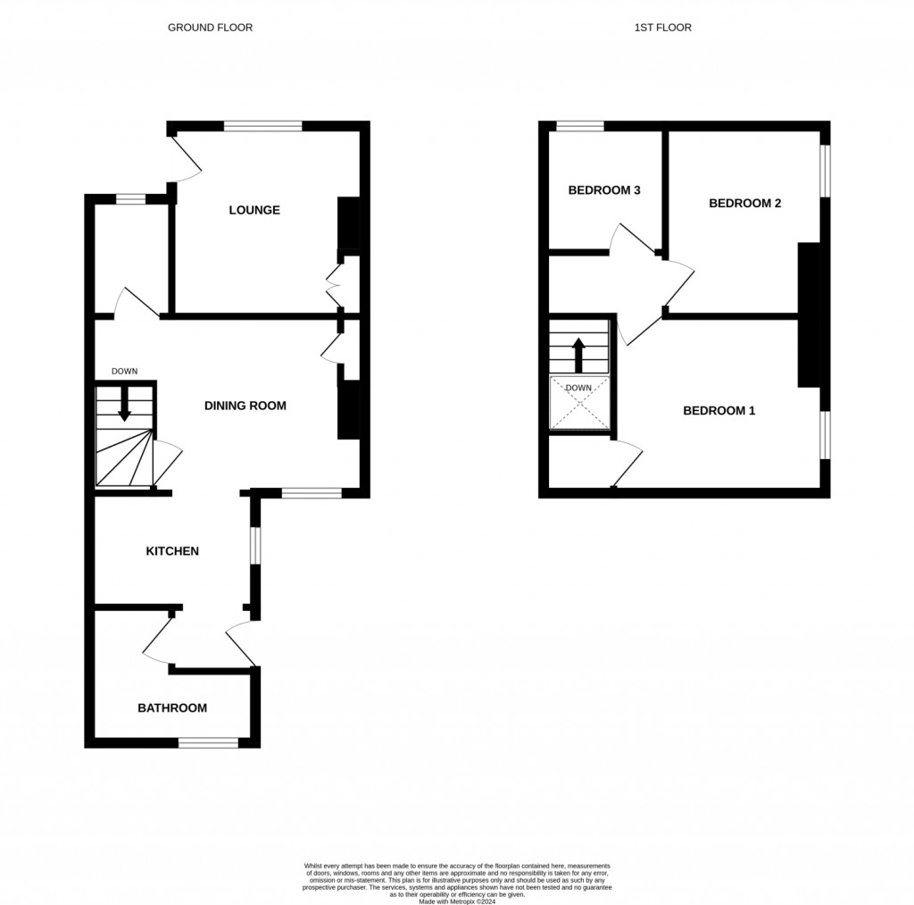 Floorplans For High Road West, Felixstowe