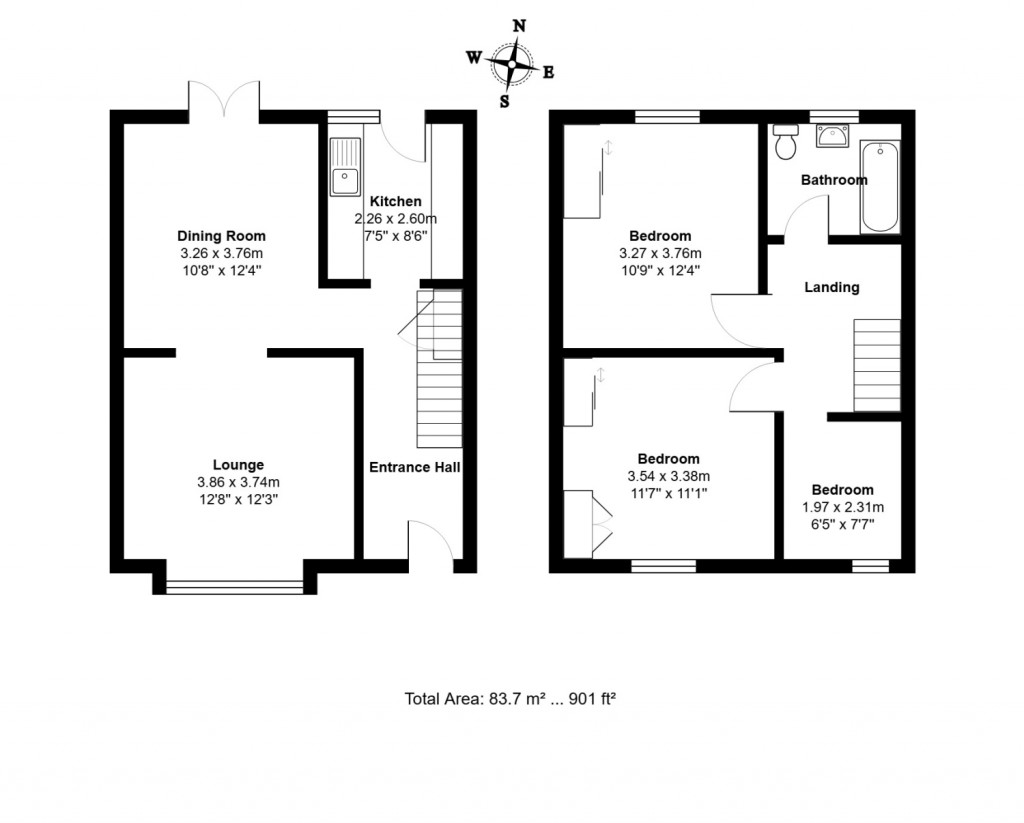 Floorplans For Woodville Road, IP4