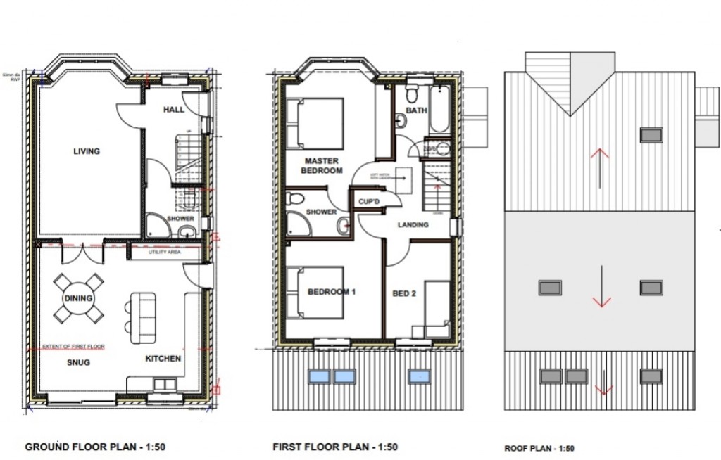 Floorplans For Berners Road, Felixstowe