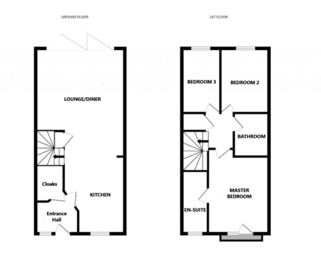 Floorplans For Holmhill Drive, Felixstowe