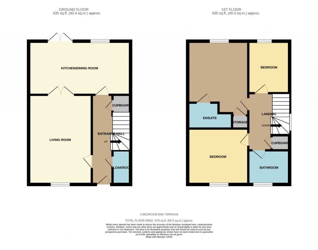 Floorplans For Badger Close, Needham Market, IP6