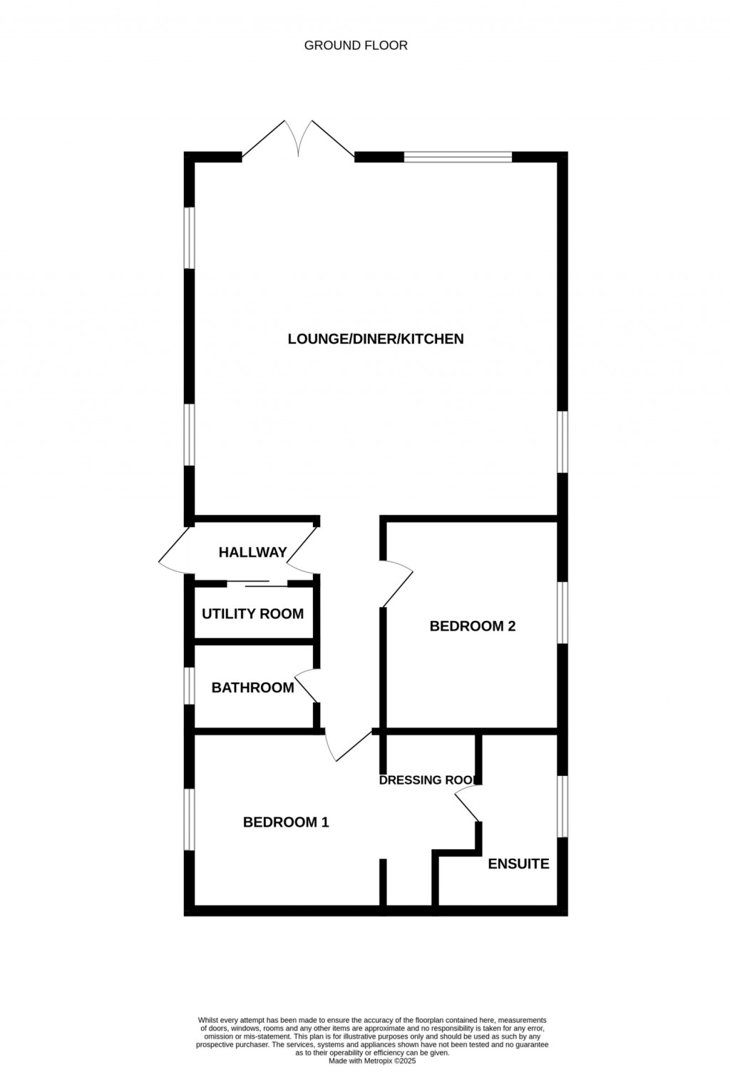 Floorplans For Landguard Lodge, Manor Terrace, Felixstowe