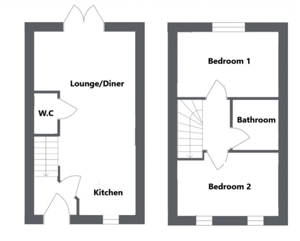 Floorplans For Campion Street, Felixstowe