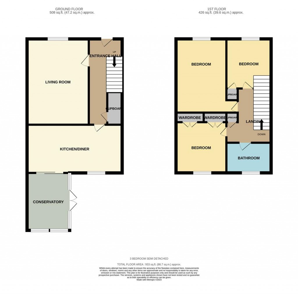 Floorplans For Elizabeth Way, Stowmarket