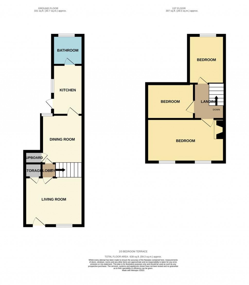 Floorplans For Bury Street, Stowmarket