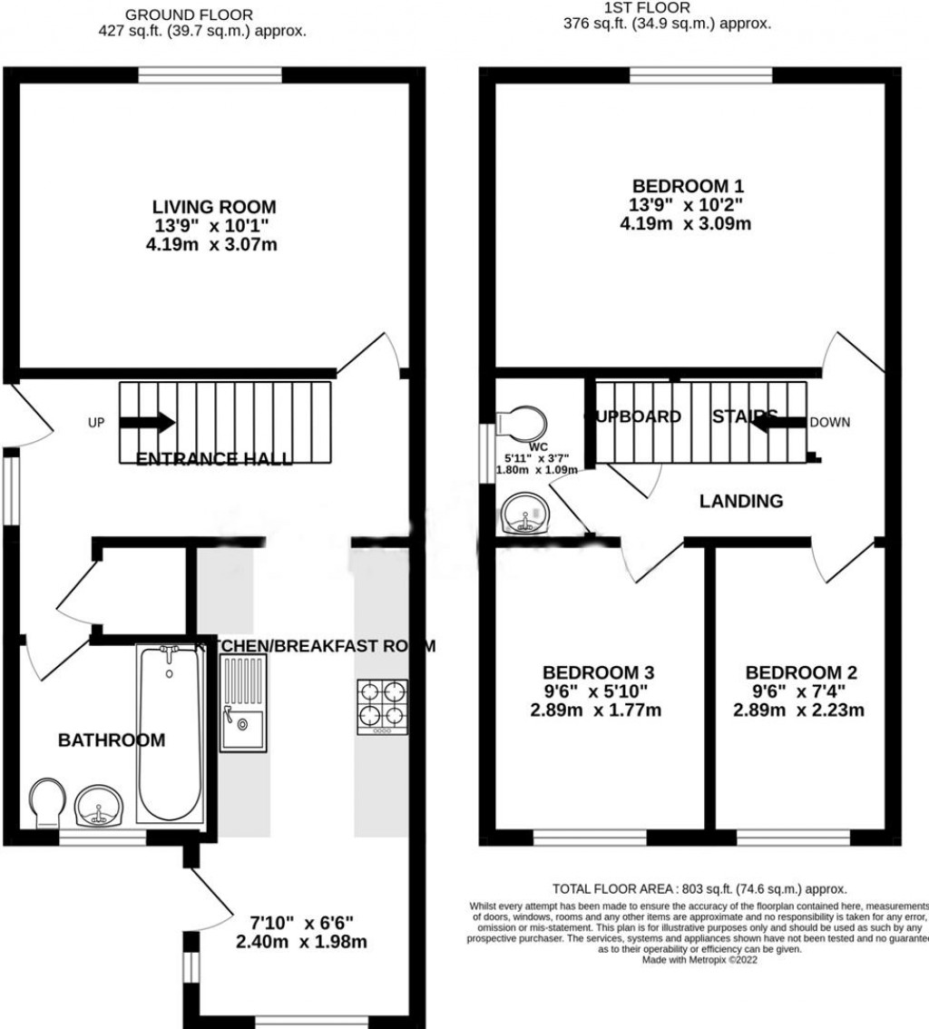 Floorplans For Edgecomb Road, Stowmarket