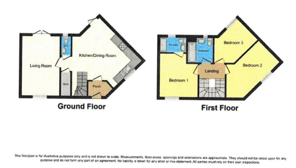 Floorplans For Brooke Way, Stowmarket