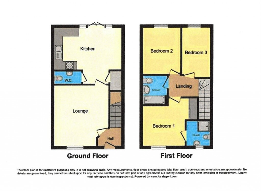 Floorplans For Newbolt Close, Stowmarket