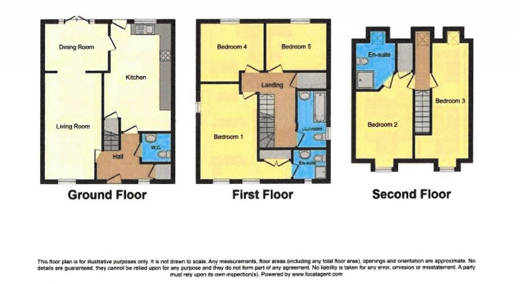 Floorplans For Curlew Close, Stowmarket