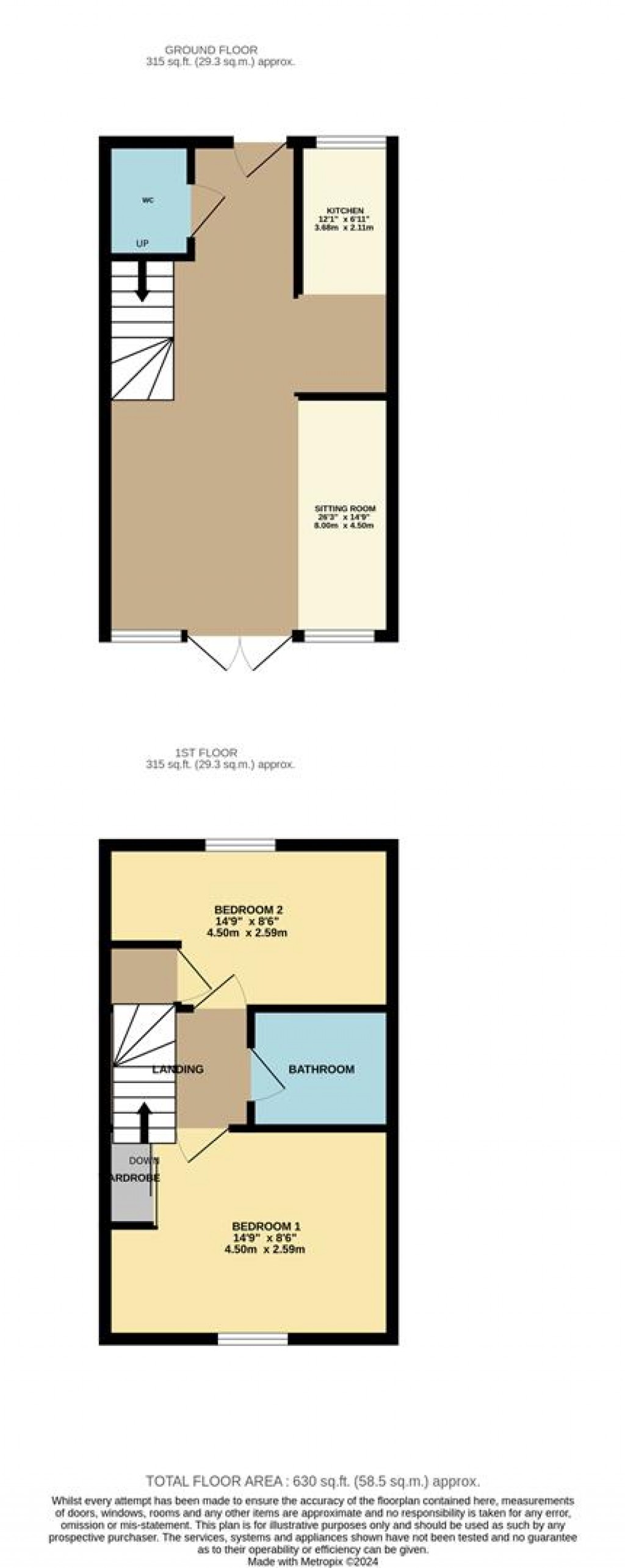 Floorplans For Egret Drive, Stowmarket