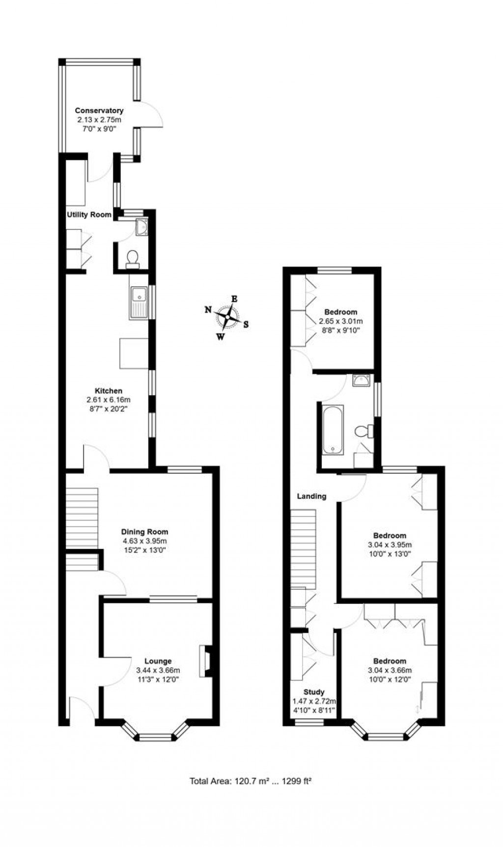 Floorplans For Bury Road, Stowmarket