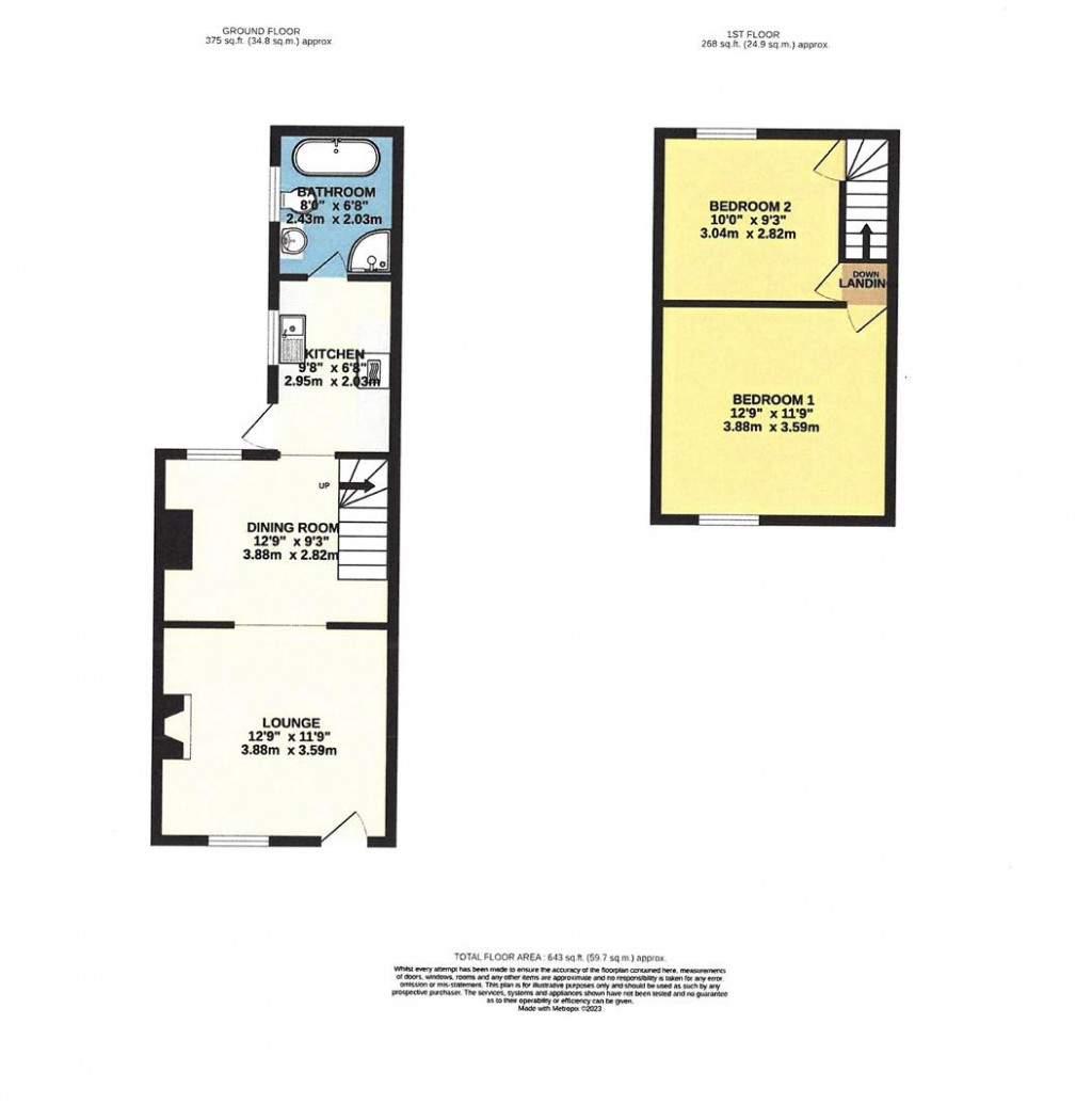 Floorplans For Bridge Street, Stowmarket