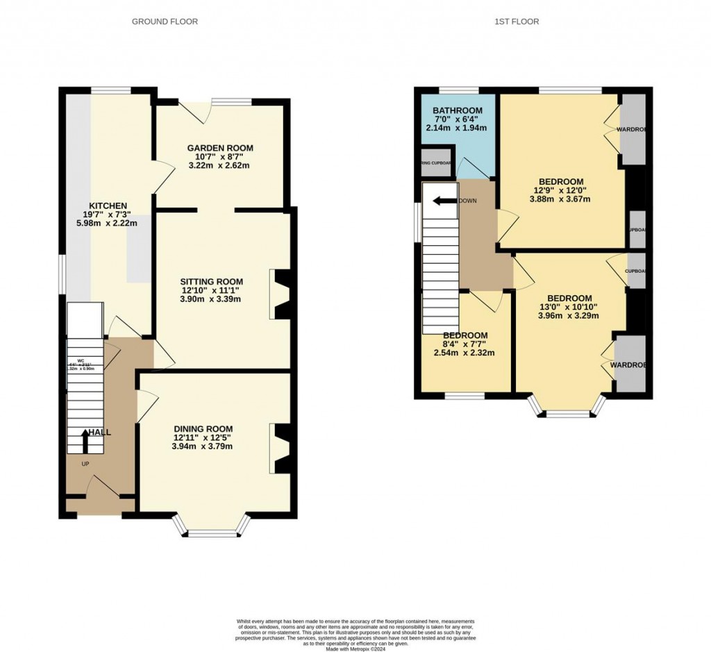 Floorplans For Bury Street, Stowmarket