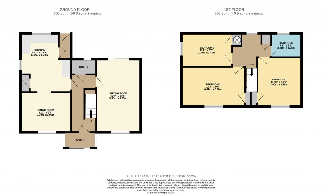 Floorplans For Violet Hill Road, Stowmarket