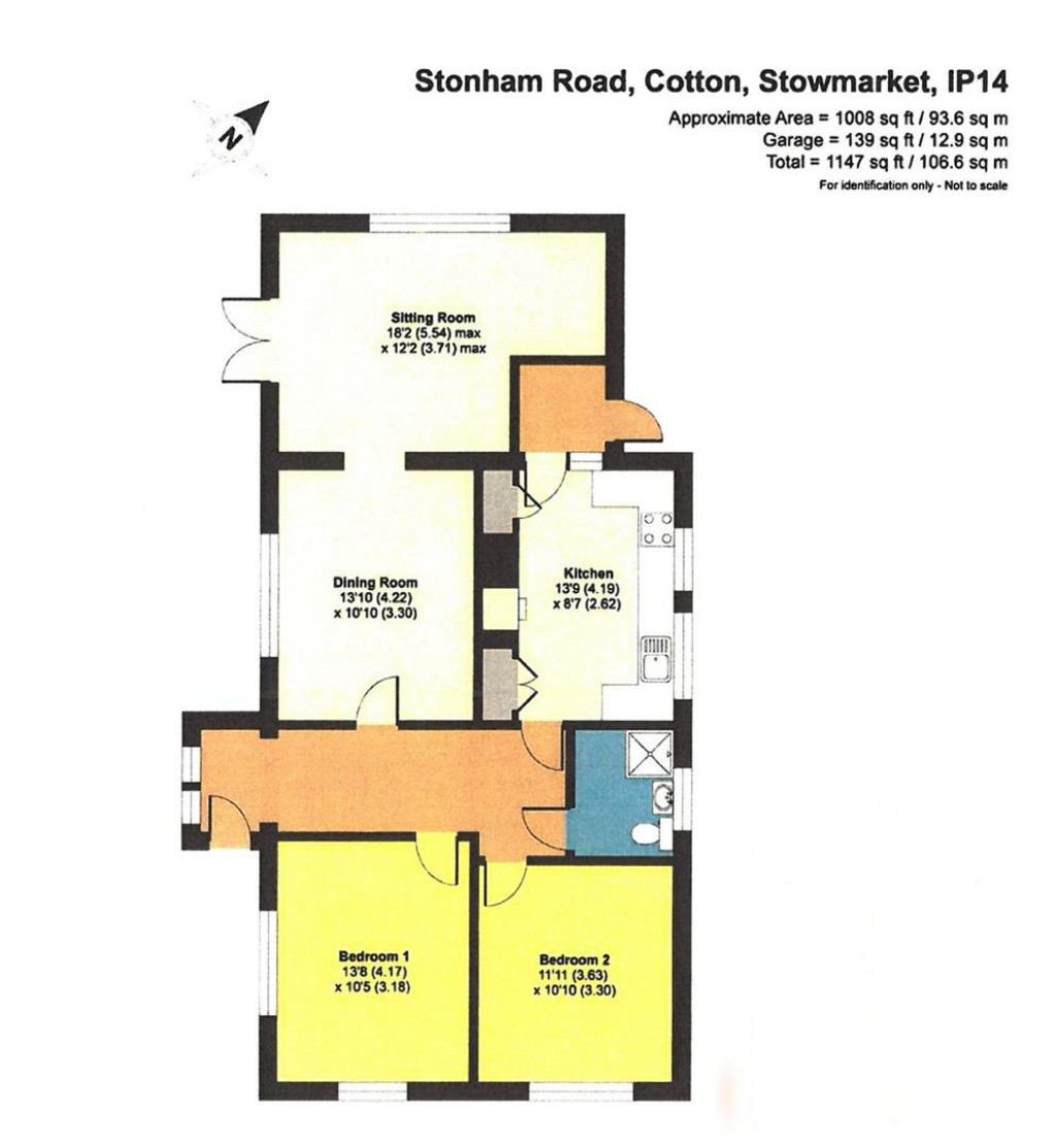 Floorplans For Stonham Road, Cotton, Stowmarket