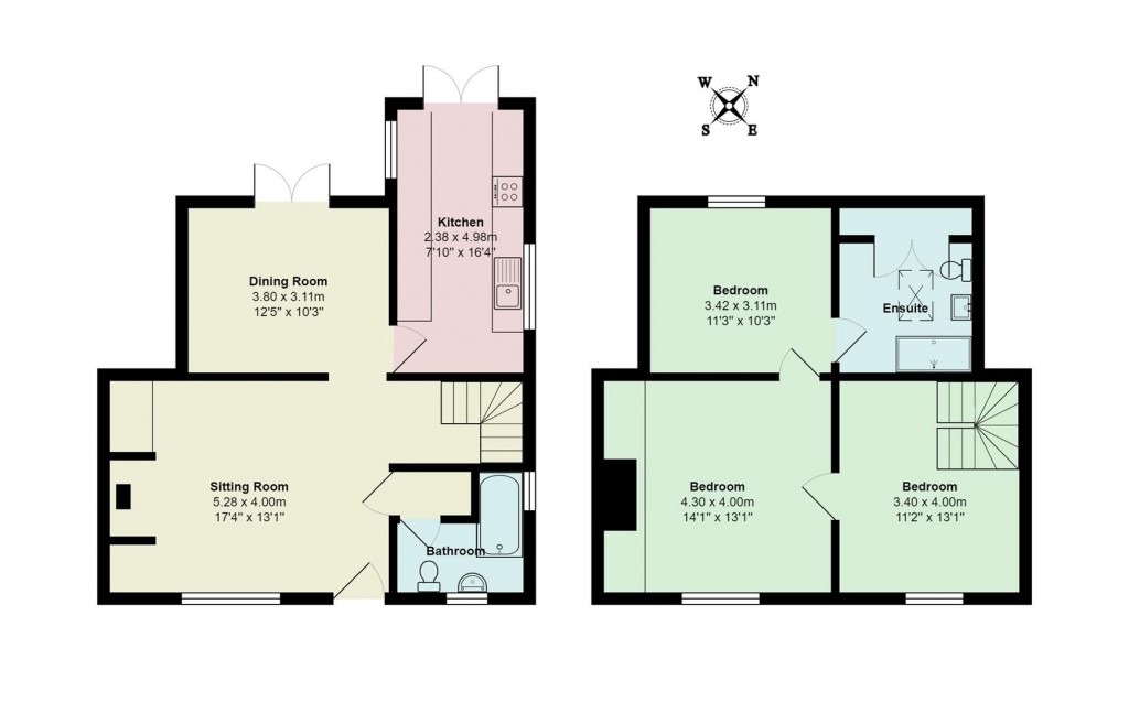 Floorplans For Church Road, Stowupland, Stowmarket